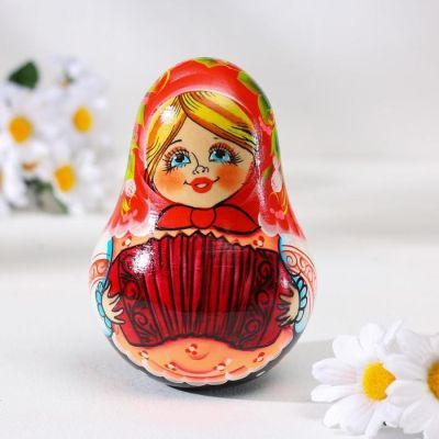 Неваляшка «Ромашка гармонь» 14 см