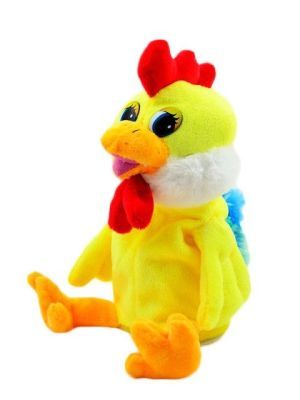 Петух-повторюшка (повторяет сказанные слова)  (h=15 см)