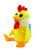 Петух-повторюшка (повторяет сказанные слова)  (h=15 см)