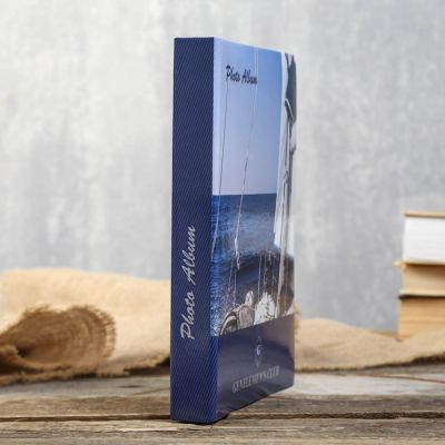 Фотоальбом BRAUBERG на 104 фотографии 10х15 см "Вид с яхты"