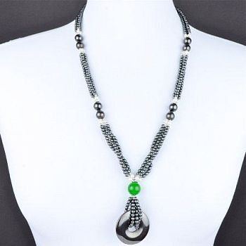 Бусы Гематит "Орбита" арт. П3410