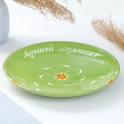 Набор для блинов "Лучшей хозяюшке" 7 предметов, зелёный