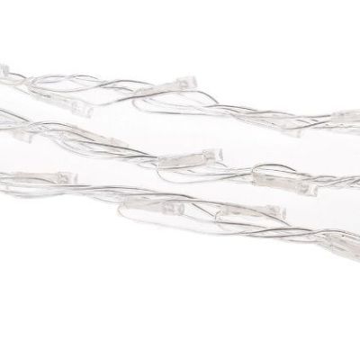 Гирлянда "Дождь" уличная (УМС, ш:2 м, В:3 м, нить силикон, белый)