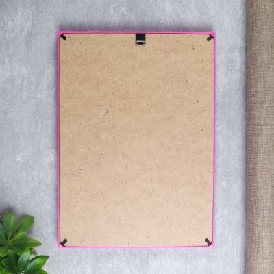 Фоторамка пластик L-3 21х30 см, маджента, с небьющимся стеклом