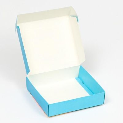 Коробка самосборная "Моему супергерою", 20 х 18 х 5 см,