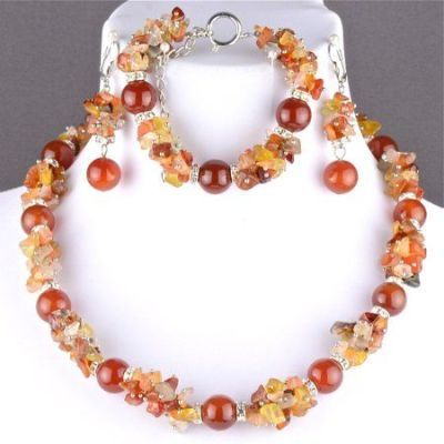 Комплект Сердолик "Каролина" арт. КП133