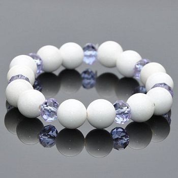 Браслет Кахолонг, хрусталь "Тутси" арт. бП1435-21