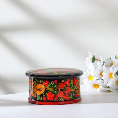 Коробка «Ягодка», 14×7,5 см, хохлома