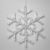 Светодиодная фигура «Снежинка» 39 см, акрил, 50 LED, 220 В, свечение белое