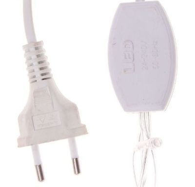 Гирлянда уличная "Метраж" (20 м. нить силикон, моргает)