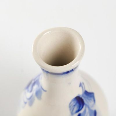 Вазочка №1 фарфор, гжель,10x5 см