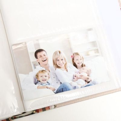 Фотоальбом на 100 фото 10х15 см "Чемоданы" в коробке МИКС 25,5х20,5х5,5см