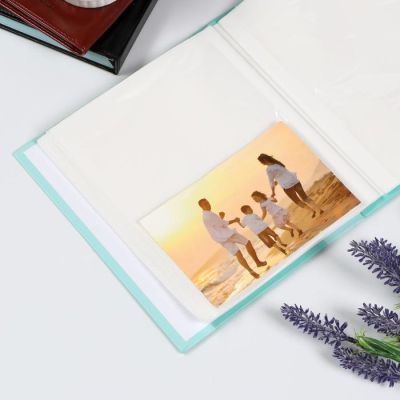 Фотоальбом на 80 фото 10х15 см "Букет в стеклянной банке" в коробке МИКС 23х1х5 см