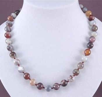 Бусы Агат "Классика № 10" арт.НАГ-1(10)-49-2у