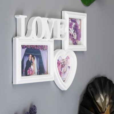 Фоторамка-Коллаж  "Любовь" на 3 фото