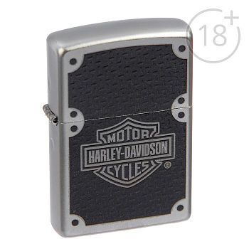 Зажигалка ZIPPO 24025 Harley-Davidson с покрытием Satin Chrome