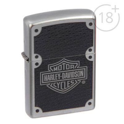 Зажигалка ZIPPO 24025 Harley-Davidson с покрытием Satin Chrome