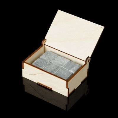 Камни для виски "Лучшему мужчине в мире", в шкатулке, 6 шт