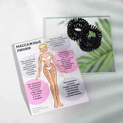 Набор с щеткой для сухого массажа «Время думать о себе», дерево