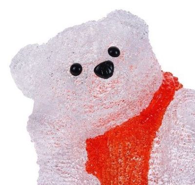 Фигура акрил. "Мишка лежебока" (32х16х19,5 см.)