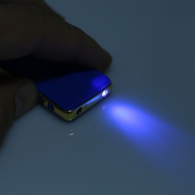 Зажигалка электронная "Классика", спираль, с фонариком, микс