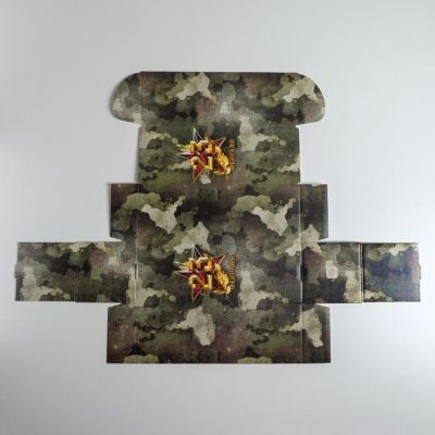 Коробка складная «23 Февраля», 12 х 33,6 х 12 см