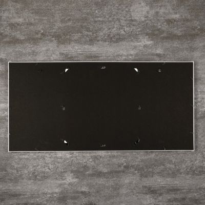 Фоторамка пластик на 8 фото 10х15 см+доска для записок 29х29 см+буквы "Стиль" белая 35х74см