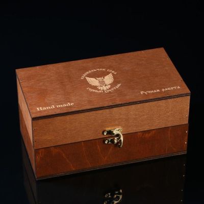 Колокольчик сувенирный "Сова, ручной работы, в подарочном сундуке