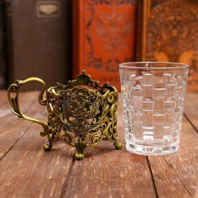 Подстаканник со стаканом «Любимая бабушка», 180 мл