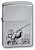 Зажигалка ZIPPO 205 Hunter с покрытием Satin Chrome