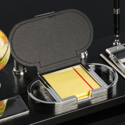 Набор настольный 5в1 (глобус+блок д/бумаги+подставка+калькулятор+ручка) 16*36см