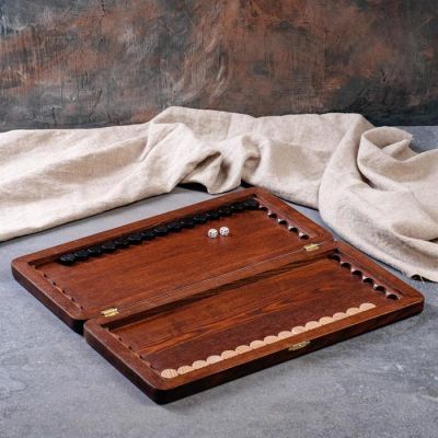 Нарды "Простые" средние, ясень, 51 х 25 см