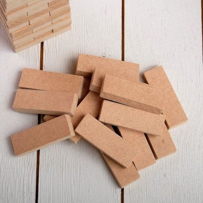 Игра "Падающая башня" (27 х 7,5 см), дерево, 54 бруска