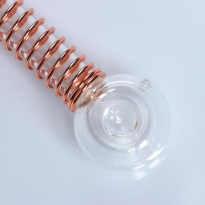 Трубка курительная стеклянная  2.5х12.8 см, микс