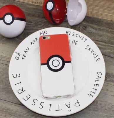 Чехол Покебол для iphone 5\6\6plus (красно-белый)