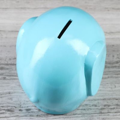 Копилка "Слоник", глянец, 12 см, микс