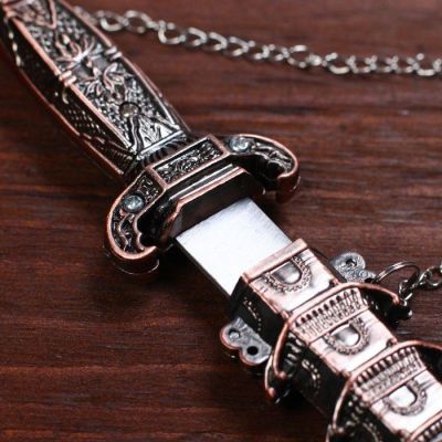 Кортик пагода медь, металл, пластик, 24 см