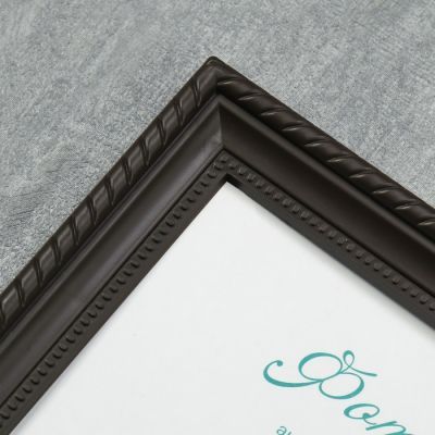 Фоторамка пластик L-1 15х21 см, венге, с небьющимся стеклом