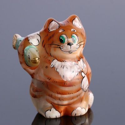 Сувенир "Кот рыбак"