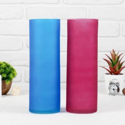 Ваза "Трубка" микс матов. h-30см V-2,65мл