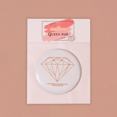 Зеркало «Надписи», d 7,5 см, рисунок МИКС