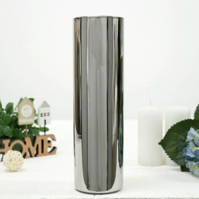 Ваза "Серебро" h-26.5см,  d-7.5см