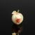 Сувенир «Яблоко», 3,8 см, оникс