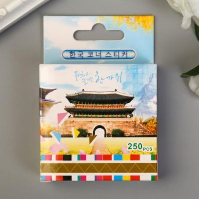 Набор уголков с кармашком для фотографий 250 уголков "Красные" 2мх1,6 см