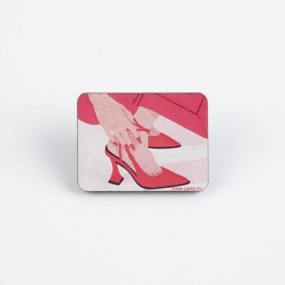 Подарочный набор «Самой лучшей» блокнот, значок, наклейки и карандаши 2 шт