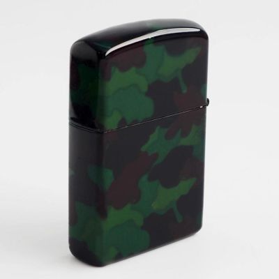 Набор зажигалок "Камуфляж", 4 шт, бензиновые, 23.5х2.5х9.5 см,