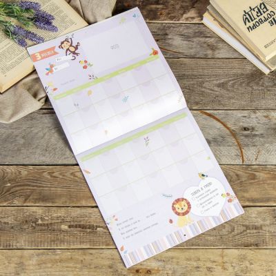 Фотоальбом-календарь  24 страницы "Мой первый год" 29х28,5 см