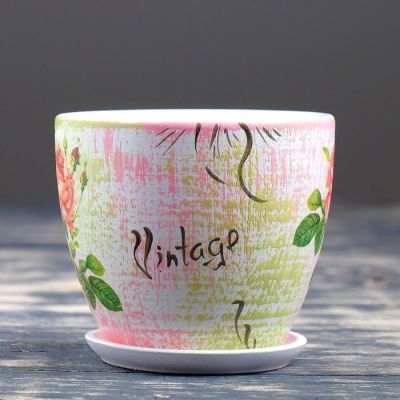 Кашпо "Винтаж" розы 0,8 л