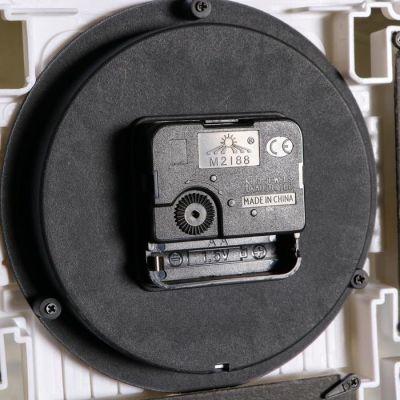 Часы настенные, серия: Фото, "Дом", 5 фото, плавный ход  37х49 см, 1АА, белые