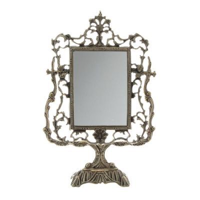 Зеркало настольное на подставке "Дамасский узор"